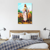 John 10:7-21 Ich bin die gute Hirtenfrau-Leinwand Leinwanddruck (Insitu (Schlafzimmer))