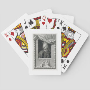 John (1167-1216) King of England from 1199, engrav Spielkarten