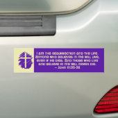 John_11_25 Autoaufkleber (Auf Auto)