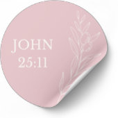 John 11:25 Easter Sticker – Resurrection and Life
