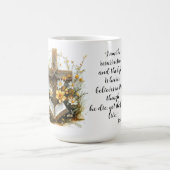 John 11:25 Resurrection Scripture Art  Kaffeetasse (Mittel)