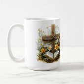 John 11:25 Resurrection Scripture Art  Kaffeetasse (Links)