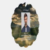 John 11: 25, Scripture Memorial Keepsake Ornament Karte (Rechts)