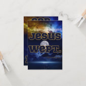 John 11:35 Bible Verse Pic Grußkarte Karte (Vorderseite/Rückseite Beispiel)