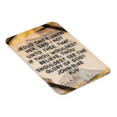 John 11:40 KJV Bible Verse Magnet (Rechte Seite)