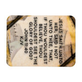 John 11:40 KJV Bible Verse Magnet (Horizontal)
