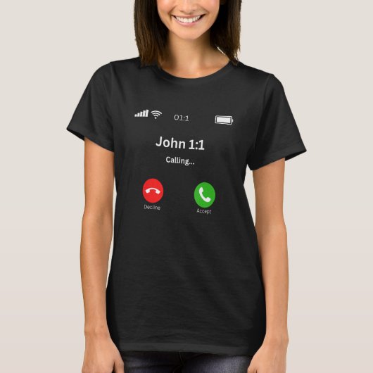 John 11 ruft T-Shirt (Vorderseite)