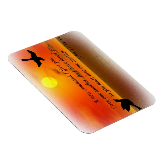 John 13:34-35 Liebe Magnet (Rechte Seite)