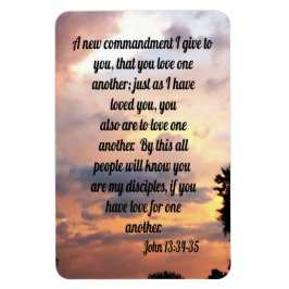 John 13:34-35 magnet