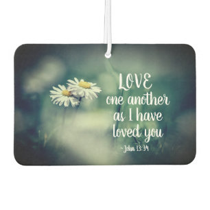 John 13:34 Liebe einander, wie ich dich geliebt ha Autolufterfrischer