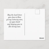 John 13:34 Liebe einander, wie ich dich geliebt ha Postkarte (Rückseite)