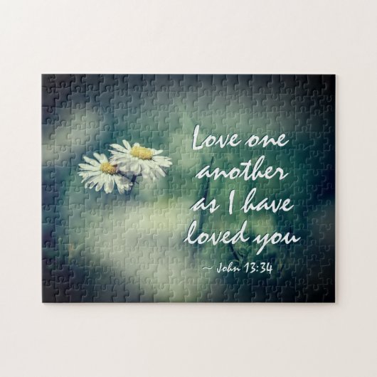 John 13:34 Liebe einander, wie ich dich geliebt ha Puzzle (Horizontal)