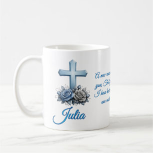 John 13:34 Personalisierter Rosenkaffeebecher Kaffeetasse