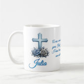 John 13:34 Personalized Rose Coffee Mug Kaffeetasse (Links)