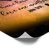 John 13:34 poster (Ecke)