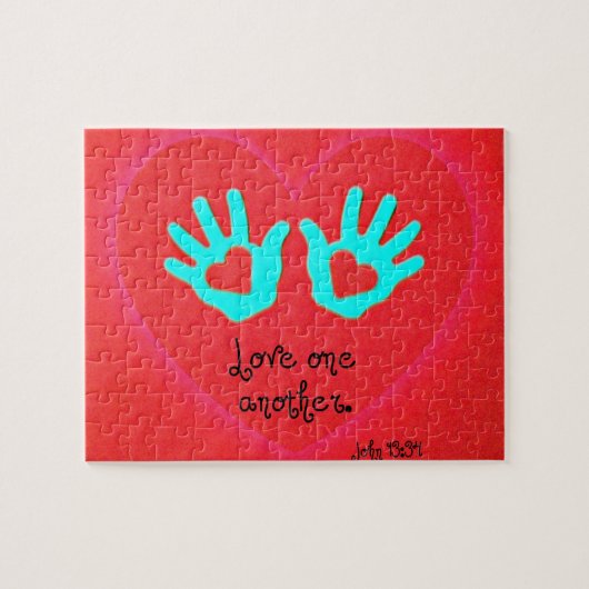 John 13:34 puzzle (Horizontal)