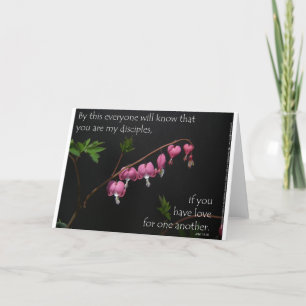 John 13:35 - Liebe für einander Karte