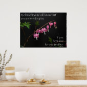 John 13:35 - Liebe für einander Poster (Küche)