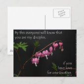 John 13:35 - Liebe für einander Postkarte (Vorne/Hinten)