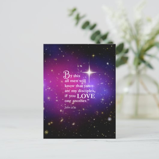 John 13:35 postkarte (Stehend Vorderseite)
