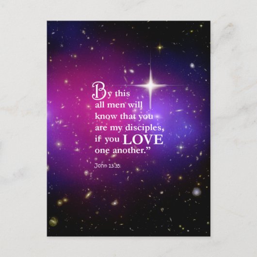 John 13:35 postkarte (Vorderseite)