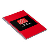 John 14:12 Bible Verse Greater Works Notebook Notizblock (Rechte Seite)