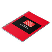 John 14:12 Bible Verse Greater Works Notebook Notizblock (Linke Seite)