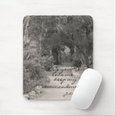 John 14:15 path Foto Mousepad (Mit Mouse)