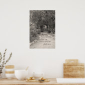 John 14:15 path Foto Poster (Küche)