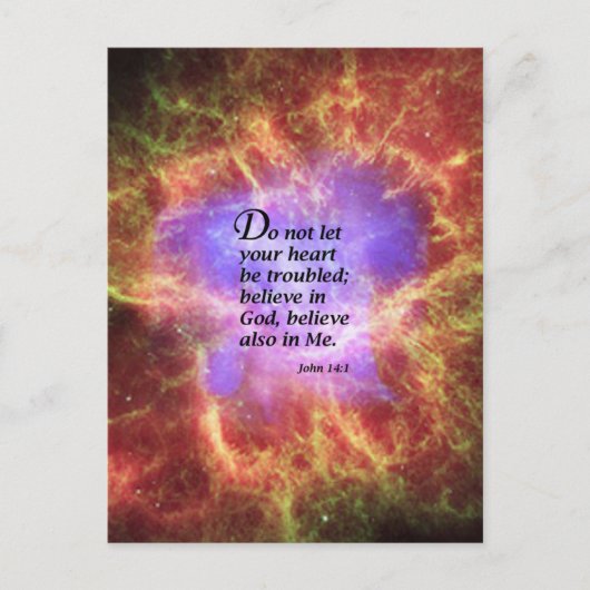 John 14:1 postkarte (Vorderseite)