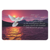 John 14:27 Bibel zitiert Magnet (Horizontal)