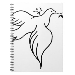 John 14:27 Bibelverse Religion Christentum Dove Notizblock