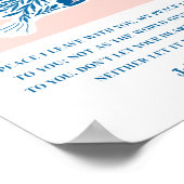 John 14:27 Bible Verse Christlich Art Poster (Ecke)