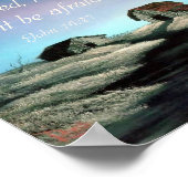 John 14:27 Christlich Bibelverse Poster (Ecke)