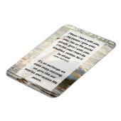 John 14:27 Friede verließ ich mit dir, mein Friede Magnet (Linke Seite)