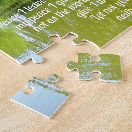 John 14:27 Friede verließ ich mit dir.. Puzzle (Seite)