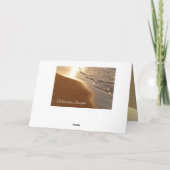 John 14:27 Jesus Words, "Peace I leave with you," Karte (Rückseite)