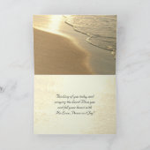 John 14:27 Jesus Words, "Peace I leave with you," Karte (Innenseite)