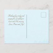 John 14:27 Peace verließ ich mit dir, Bible Verse Postkarte (Rückseite)