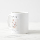 John 14:27 Peace verließ ich mit dir Kaffeetasse (Vorderseite Links)