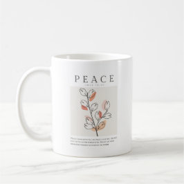 John 14:27 Peace verließ ich mit dir Kaffeetasse