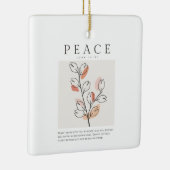 John 14:27 Peace verließ ich mit dir Keramikornament (Rechts)