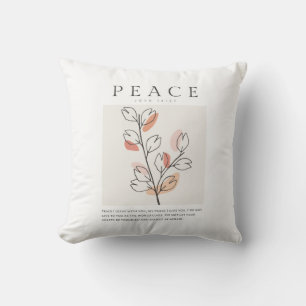 John 14:27 Peace verließ ich mit dir Kissen