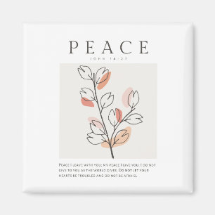 John 14:27 Peace verließ ich mit dir Magnet