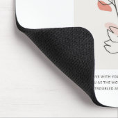 John 14:27 Peace verließ ich mit dir Mousepad (Ecke)