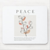John 14:27 Peace verließ ich mit dir Mousepad (Vorne)