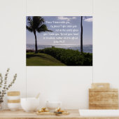 John 14:27 Peace verließ ich mit dir Poster (Küche)