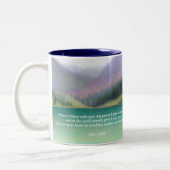 John 14:27 Tasse "Friedlich Bible Verse" (Links)