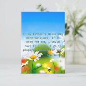 John 14:2 KJV Bible Scripture Pic Begrüßung Karte (Stehend Vorderseite)