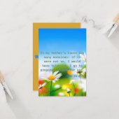 John 14:2 KJV Bible Scripture Pic Begrüßung Karte (Vorderseite/Rückseite Beispiel)